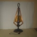 Antigua lampara de bronce
